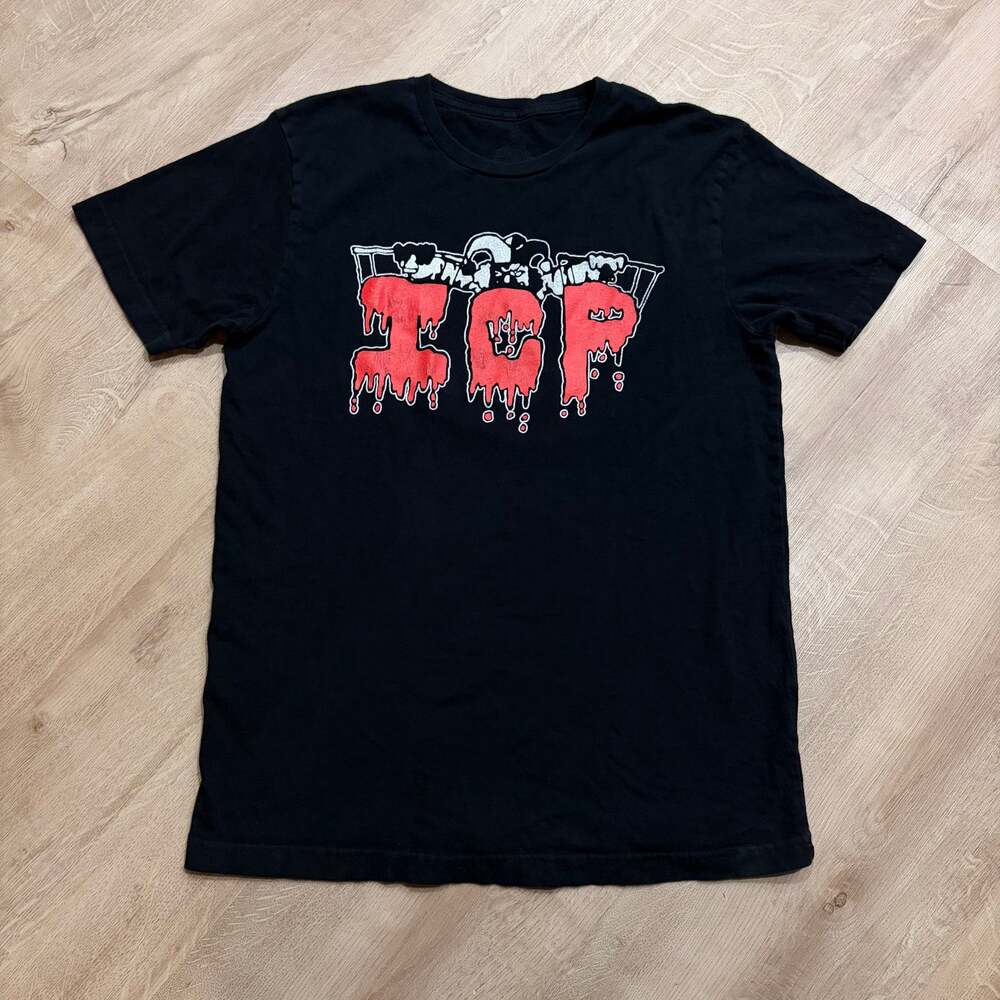 ICP Insane Clown Posse Dog Beats Graphic Tee T-Shirt Men's Medium M Black Red